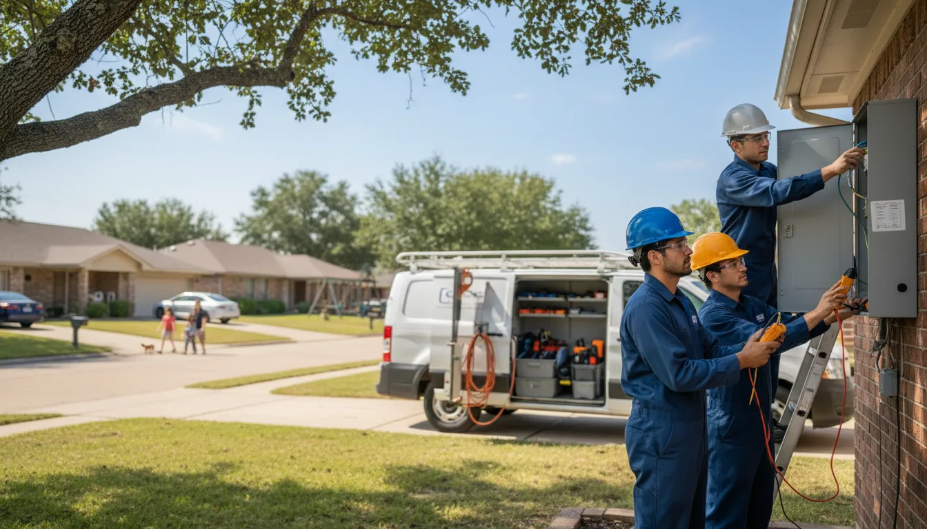 Certified electrician providing emergency electrical services in Robert, LA